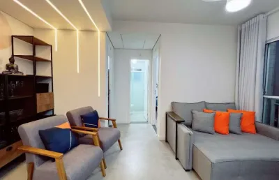 Apartamento com 2 dormitórios à venda, 46 m² por r$ 380.000,00 - vila assunção - praia grande/sp