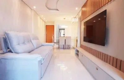 Apartamento à venda com 2 dormitórios mobiliado, 71 m² por r$ 715.000 - aviação - praia grande/sp