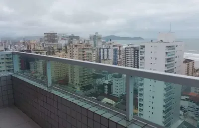 Cobertura com 4 dormitórios à venda, 200 m² por r$ 1.950.000,00 - vila assunção - praia grande/sp