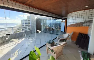 Cobertura com 4 dormitórios à venda, 230 m² por r$ 1.550.000,00 - balneário flórida - praia grande/sp