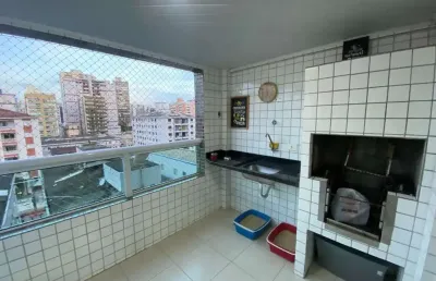 À venda apartamento 2 dormitórios na guilhermina a 200m do mar, 90m² por r$ 500.000 - praia grande/sp