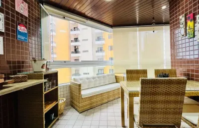 Apartamento, 127 m² - venda por r$ 885.000,00 ou aluguel por r$ 6.200,01/mês - aviação - praia grande/sp