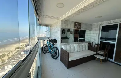 Apartamento com 4 dormitórios à venda, 174 m² por r$ 1.800.000,00 - aviação - praia grande/sp