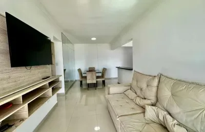 Apartamento  á venda com 3 quartos à venda, 110 m² por r$ 700.000 - caiçara - praia grande/sp