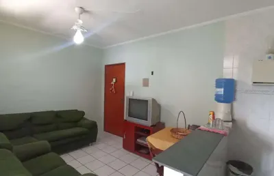 Kitnet com 1 dormitório à venda, 32 m² por r$ 189.000,00 - mirim - praia grande/sp