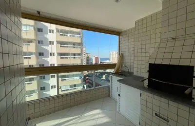 Apartamento á venda 3 dormitórios - tupi praia grande