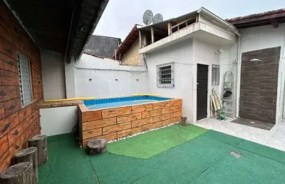 Casa à venda, 100 m² por r$ 525.000,00 - maracanã - praia grande/sp