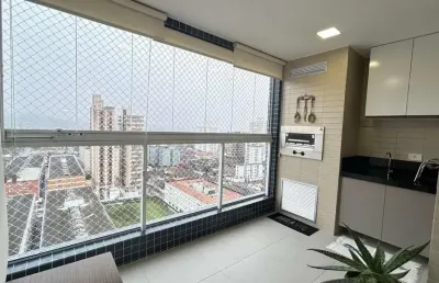 Apartamento com 1 dormitório à venda, 55 m² por r$ 500.000,00 - aviação - praia grande/sp