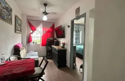 Apartamento com 1 dormitório à venda, 40 m² por r$ 235.000,00 - aviação - praia grande/sp