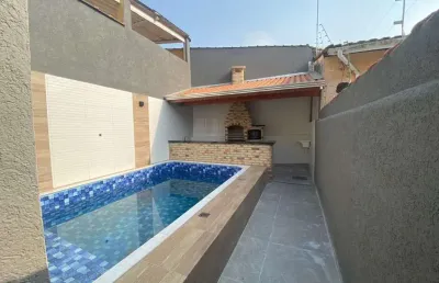 Casa com 2 dormitórios à venda, 112 m² por r$ 720.000,00 - vila caiçara - praia grande/sp
