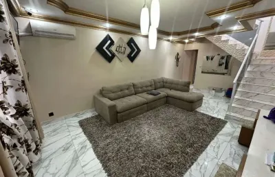 Sobrado com 4 dormitórios à venda, 246 m² por r$ 1.200.000,00 - mirim - praia grande/sp