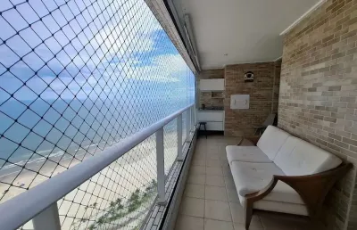 Apartamento com 3 dormitórios à venda, 100 m² por r$ 860.000,00 - mirim - praia grande/sp