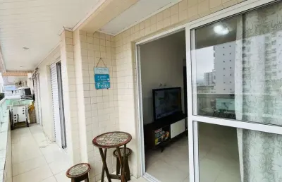 Apartamento com 2 dormitórios à venda, 69 m² por r$ 450.000,00 - vila guilhermina - praia grande/sp