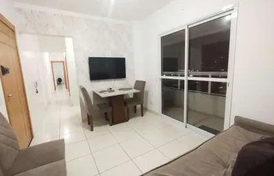 Apartamento com 2 dormitórios para alugar, 64 m² por r$ 3.200,01/mês - caiçara - praia grande/sp