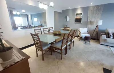 Apartamento com 3 dormitórios à venda, 118 m² - tupi - praia grande/sp