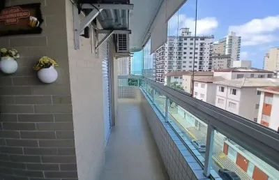 Apartamento à venda, 133 m² por r$ 849.999,00 - vila guilhermina - praia grande/sp