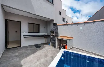 Sobrado com 2 dormitórios à venda, 95 m² por r$ 375.000,00 - vila anhanguera - mongaguá/sp