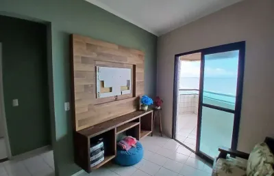 Apartamento com 2 dormitórios para alugar, 95 m² por r$ 3.200,01/mês - vila assunção - praia grande/sp