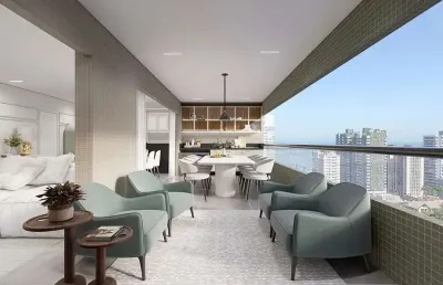 Apartamento à venda no canto do forte em praia grande