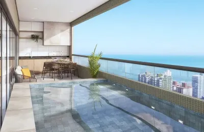 Apartamento à venda no canto do forte em praia grande - sp.