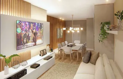 Apartamento lançamento à venda na guilhermina em praia grande - sp.