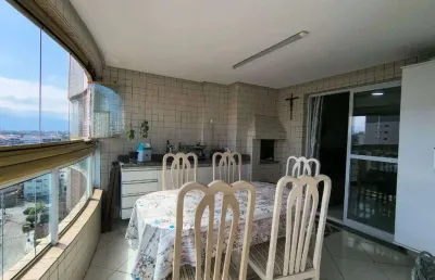 Apartamento com 3 dormitórios à venda, 116 m² por r$ 750.000,00 - aviação - praia grande/sp