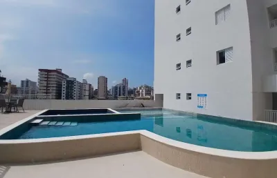 Apartamento com 2 dormitórios à venda, 87 m² por r$ 480.000,00 - aviação - praia grande/sp