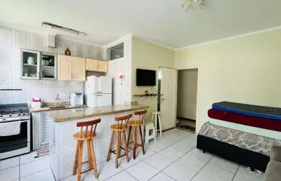 Kitnet à venda, 33 m² por r$ 210.000,00 - boqueirão - praia grande/sp