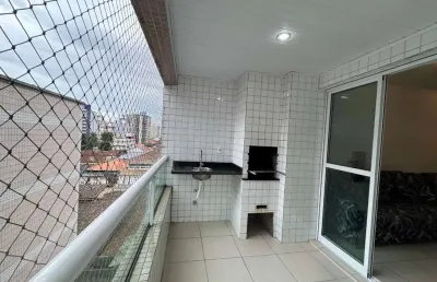 Apartamento com 2 dormitórios para alugar ou comprar na vila guilhermina em praia grande/sp