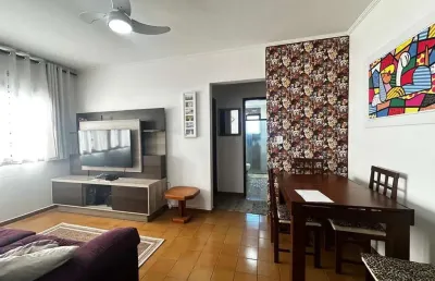 Apartamento com 2 dormitórios à venda, 81 m² por r$ 375.000,00 - vila assunção - praia grande/sp