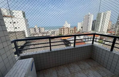 Apartamento mobiliado para locação no caiçara em praia grande - sp