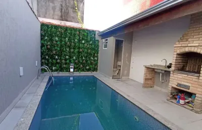 Casa com 2 dormitórios à venda, 100 m² - mirim - praia grande/sp