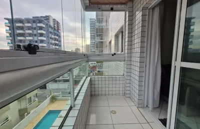 Apartamento com 2 quartos à venda na Rua Líbero Badaró, 107, Cidade Ocian, Praia Grande