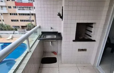 Apartamento com 1 dormitório à venda, 46 m² por r$ 350.000,00 - ocian - praia grande/sp
