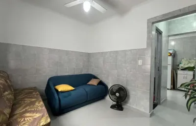 Casa com 1 dormitório à venda, 27 m² por r$ 195.000,00 - vila guilhermina - praia grande/sp
