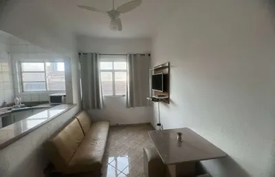 Apartamento com 1 dormitório para alugar, 40 m² por r$ 1.850,02/mês - guilhermina - praia grande/sp