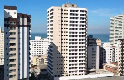 Apartamento com 1 dormitório à venda, 74 m² por r$ 448.000,00 - aviação - praia grande/sp