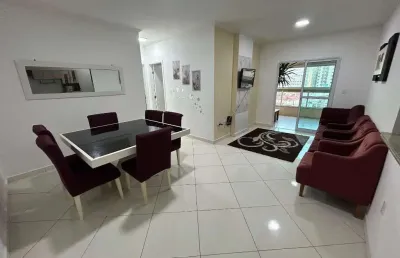 Apartamento com 2 dormitórios para alugar, 82 m² por r$ 3.500,02/mês - vila assunção - praia grande/sp