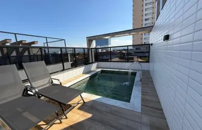 Sobrado triplex alto padrão à venda na guilhermina em praia grande - sp