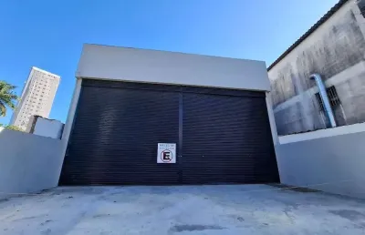 Galpão para alugar, 500 m² por r$ 16.000,00/mês - vila guilhermina - praia grande/sp