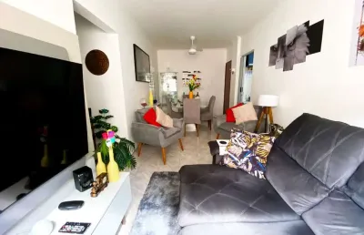 Apartamento com 1 dormitório à venda, 70 m² por r$ 320.000,00 - tupi - praia grande/sp
