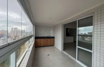Apartamento com 2 dormitórios para alugar, 88 m² por r$ 4.500,01/mês - canto do forte - praia grande/sp