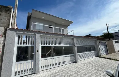 Casa com 2 dormitórios à venda, 56 m² por r$ 315.000,00 - vila tupiri - praia grande/sp