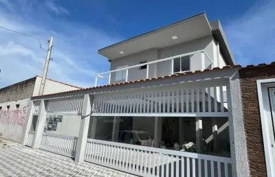 Casa com 2 dormitórios à venda, 56 m² por r$ 350.000,00 - vila tupiri - praia grande/sp