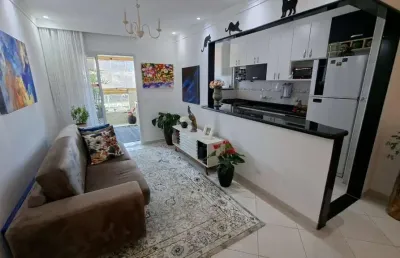 Apartamento com 1 dormitório à venda, 61 m² por r$ 375.000,00 - aviação - praia grande/sp