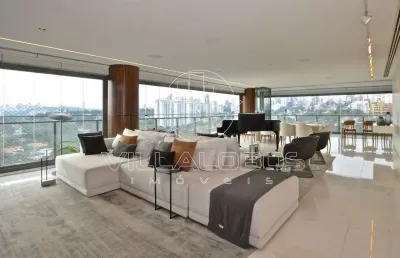 Apartamento à venda, 286 m² por r$ 12.250.000,00 - alto de pinheiros - são paulo/sp