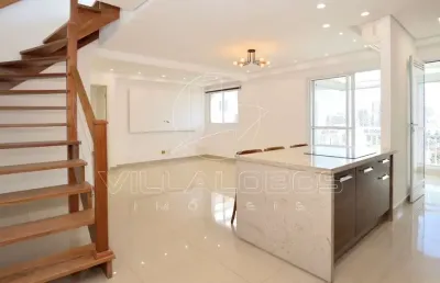 Cobertura com 1 dormitório para alugar, 121 m² por r$ 9.916,15/mês - vila madalena - são paulo/sp