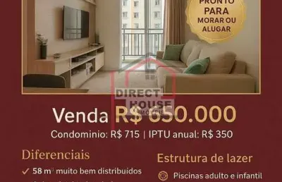 Apartamento com 2 quartos à venda na Avenida Otacílio Tomanik, 350, Jardim Bonfiglioli, São Paulo