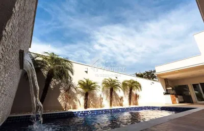 Fabulosa casa térrea à venda em condomínio de alto padrão - indaiatuba