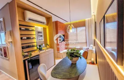 Apartamento com 2 dormitórios à venda, 39 m² por r$ 352.000,00 - centro - indaiatuba/sp